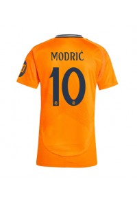 Real Madrid Luka Modric #10 Voetbaltruitje Uit tenue Dames 2024-25 Korte Mouw